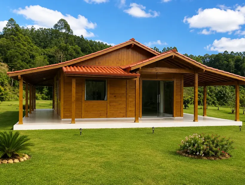 Casa de madeira para praia: escolha pensando em uso e ventilação